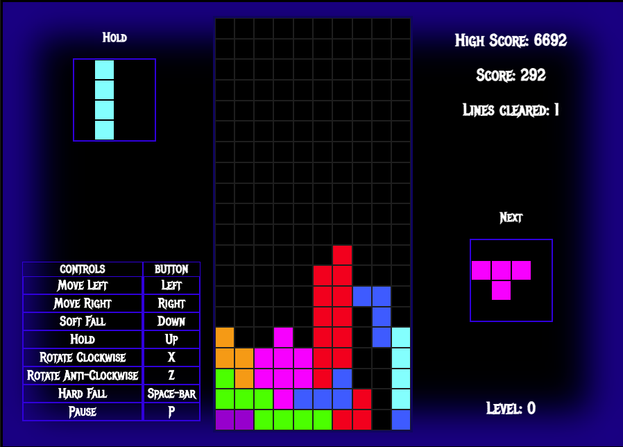 Heavy Metal Tetris