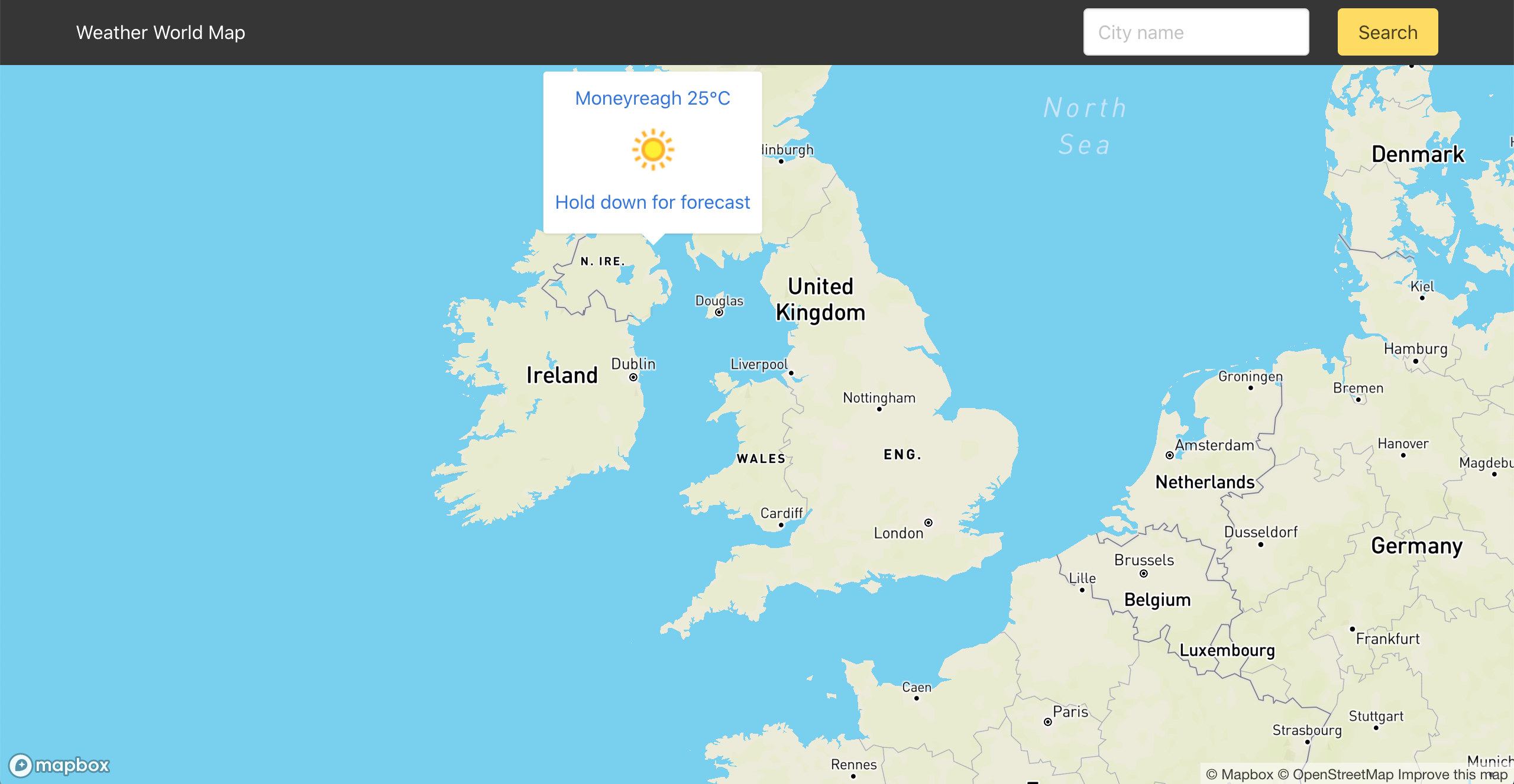 Weather World Map